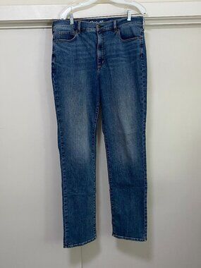 Eddie Bauer, Voyager High Rise Straight jeans, size 14T